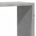 Étagère murale gris béton 129x18x42 cm bois d'ingénierie