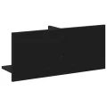 Armoire murale 70x16,5x30 cm noir bois d'ingénierie