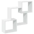 Armoire murale 78x18x71 cm blanc bois d'ingénierie