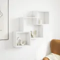 Armoire murale 78x18x71 cm blanc bois d'ingénierie