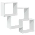 Armoire murale 78x18x71 cm blanc bois d'ingénierie