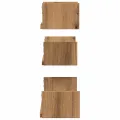 Étagères murales 3 pcs chêne artisanal bois d'ingénierie