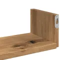 Étagères murales 3 pcs chêne artisanal bois d'ingénierie