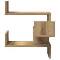 Étagère d'angle murale chêne artisanal 40x40x49,5 cm