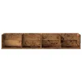 Étagère murale à CD vieux bois 100x18x18 cm bois d'ingénierie