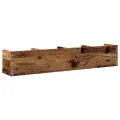 Étagère murale à CD vieux bois 100x18x18 cm bois d'ingénierie