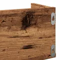 Étagère murale à CD vieux bois 100x18x18 cm bois d'ingénierie