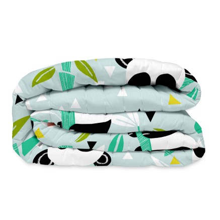 Colcha HappyFriday Moshi Moshi Azul 180 x 260 cm Oso Panda 2