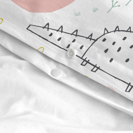 Parure de couette HappyFriday Moshi Moshi Best Buddies Multicouleur Li