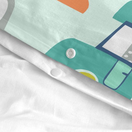 Duvet cover set HappyFriday Moshi Moshi Holidays Multicolour Single 2 2