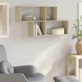 Étagère murale chêne sonoma 100x20x53 cm bois d'ingénierie