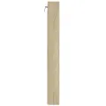 Armoire à vitrine chêne sonoma 100x8,5x75 cm bois d'ingénierie