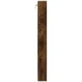 Armoire à vitrine chêne fumé 100x8,5x75 cm bois d'ingénierie