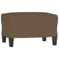 Ensemble de canapés 3 pcs avec coussins Marron Tissu