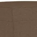 Ensemble de canapés 3 pcs avec coussins Marron Tissu