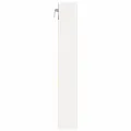 Armoire à vitrine blanc 60x8,5x58 cm bois d'ingénierie