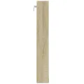 Armoire à vitrine chêne sonoma 100x8,5x58 cm bois d'ingénierie