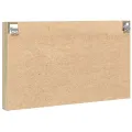 Armoire à vitrine chêne sonoma 100x8,5x58 cm bois d'ingénierie
