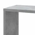 Étagère murale d'angle gris béton 45x45x147cm bois d'ingénierie