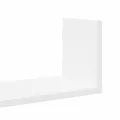 Étagères murales 3 pcs blanc 58x18x18 cm bois d'ingénierie