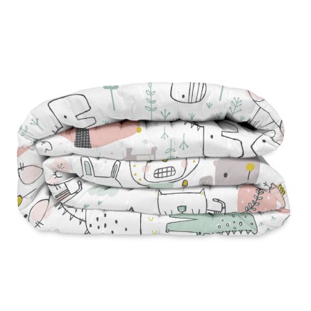 Colcha HappyFriday Moshi Moshi Multicolor 200 x 260 cm Animales 2