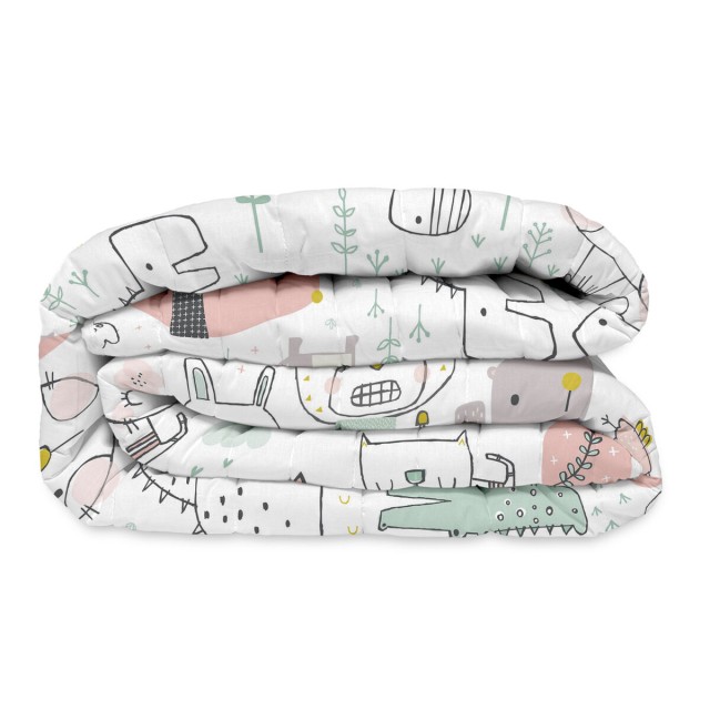 Bedspread (quilt) HappyFriday Moshi Moshi Multicolour 200 x 260 cm ani