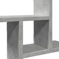 Étagères murales 2 pcs gris béton 50x12x50 cm bois d'ingénierie