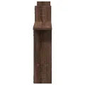 Étagères murales 2pcs chêne marron 50x12x50cm bois d'ingénierie