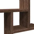 Étagères murales 2pcs chêne marron 50x12x50cm bois d'ingénierie