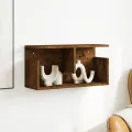 Armoire murale 60x20x30 cm chêne fumé bois d'ingénierie
