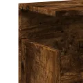 Armoire murale 60x20x30 cm chêne fumé bois d'ingénierie