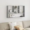 Étagère murale sonoma gris 99x15x60 cm bois ingénierie