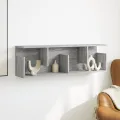 Armoire murale 100x20x30 cm sonoma gris bois d'ingénierie