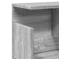 Armoire murale 100x20x30 cm sonoma gris bois d'ingénierie