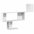 Étagère murale blanc 100x15x70 cm bois d'ingénierie