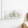 Armoire murale 70x16,5x30 cm blanc bois d'ingénierie