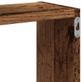 Étagère murale en forme de cube vieux bois bois d'ingénierie