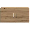 Armoire murale chêne artisanal 80x39x40 cm bois d'ingénierie