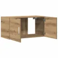 Armoire murale chêne artisanal 80x39x40 cm bois d'ingénierie