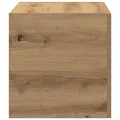 Armoire murale chêne artisanal 80x39x40 cm bois d'ingénierie