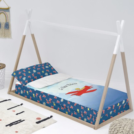 Couette rembourrée HappyFriday Le Petit Prince Son Avion Multicouleur