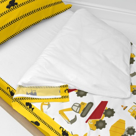 Quilted Zipper Bedding HappyFriday Mr Fox Machinery Multicolour 105 x