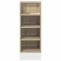 Armoire basse chêne sonoma 30x44,5x81,5 cm bois d’ingénierie
