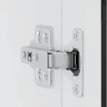 Armoire murale de cuisine avec porte en verre Porto noir