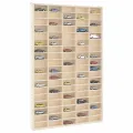 Vitrine murale avec 90 compartiments 50,5x4,5x79 cm