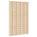 Vitrine murale avec 90 compartiments 50,5x4,5x79 cm