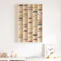 Vitrine murale avec 90 compartiments 50,5x4,5x79 cm