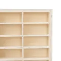 Vitrine murale avec 90 compartiments 50,5x4,5x79 cm