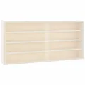 Vitrine murale avec portes 80x8,5x37 cm
