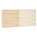 Vitrine murale avec portes 80x8,5x37 cm